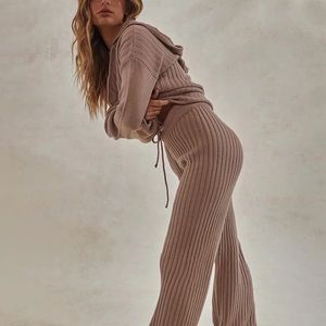 Now In! Katiye Knit Hoodie Sweater Loungewear Set